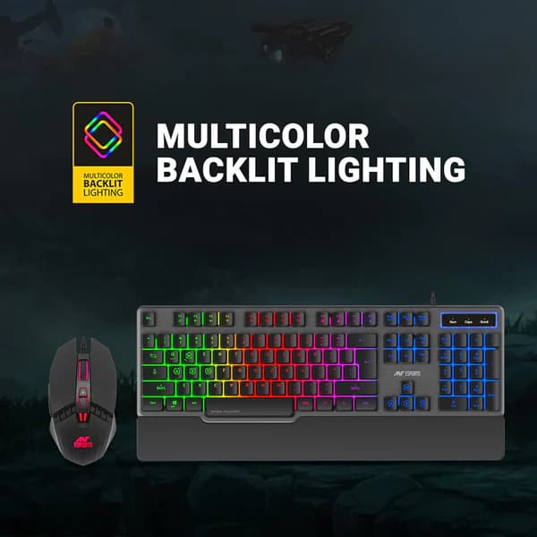 Ant Esports KM500 Pro Backlit Gaming Keyboard & Mouse Combo