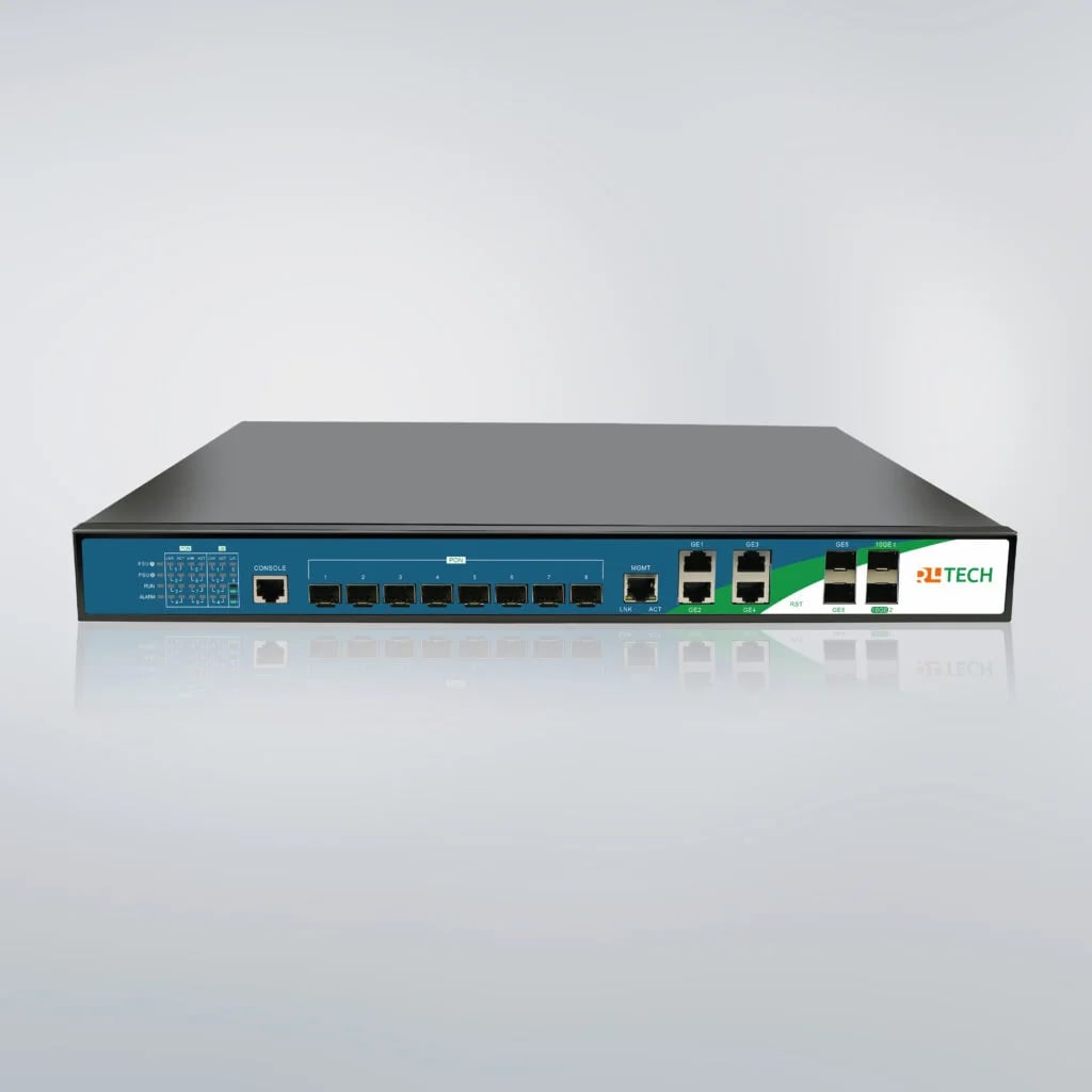 RLTECH RL8008ES EPON 8 PORT OLT-L3