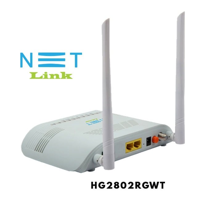 NETLINK GPON ONT HG2802RGWT – 1GE + 1FE + WiFi + CATV Dual Mode Router