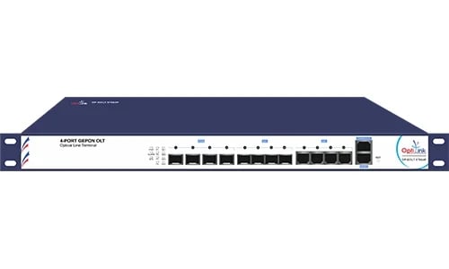 OPTILINK 4 Port EPON OLT with Dual Power Supply – OP-EOLT 97084P