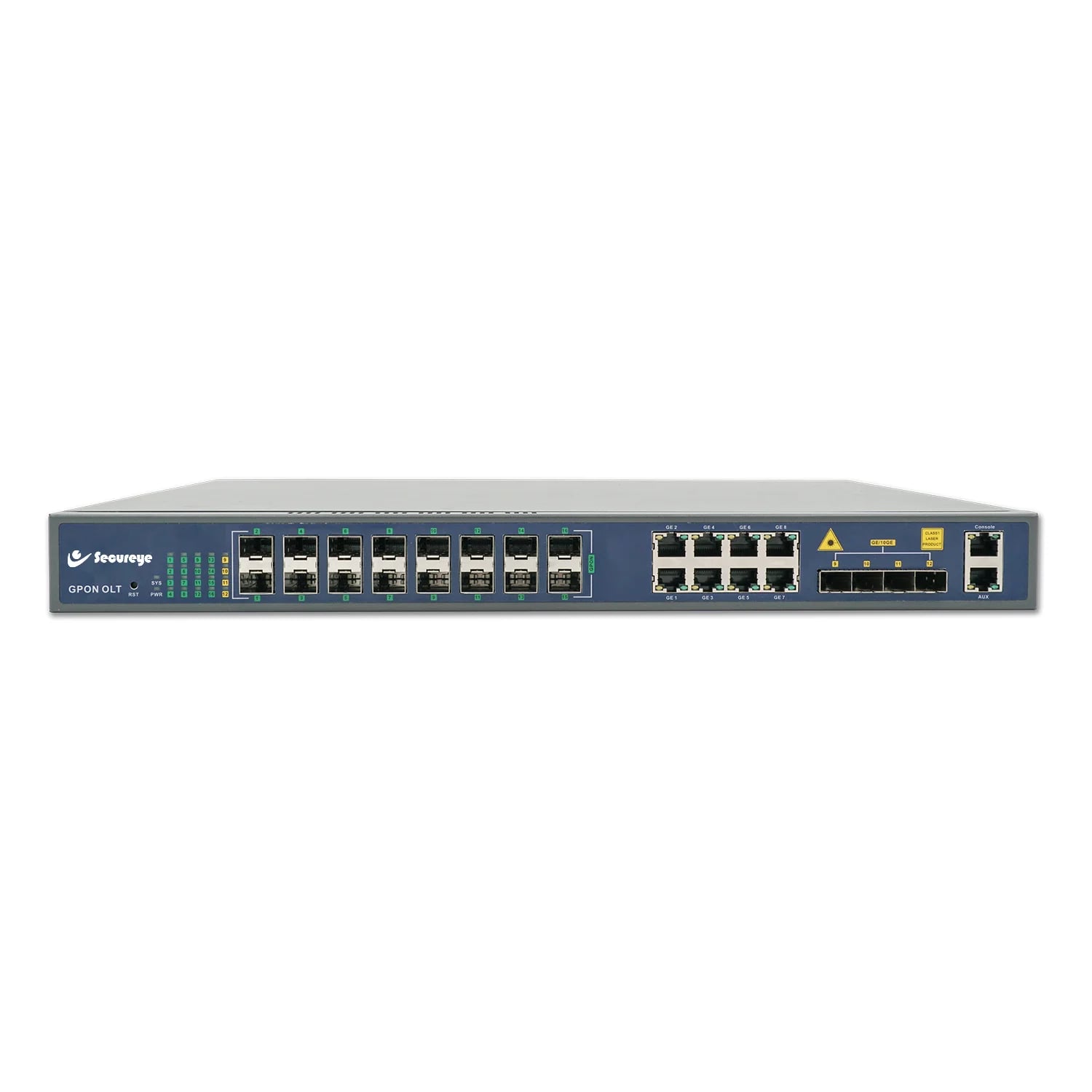 Secureye 16 PORT L3 GPON OLT FULLY LOADED with Dual Power Supply(S-OLT-GPON-16OLT-L3D)